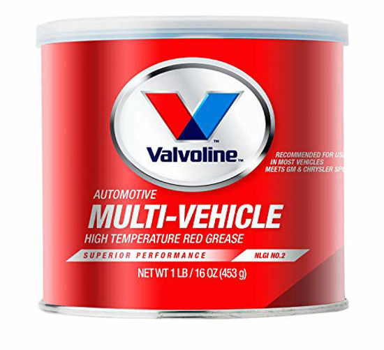 Picture of ValvolineMulti-Vehicle High Temperature Red Grease 1 LB Tub
