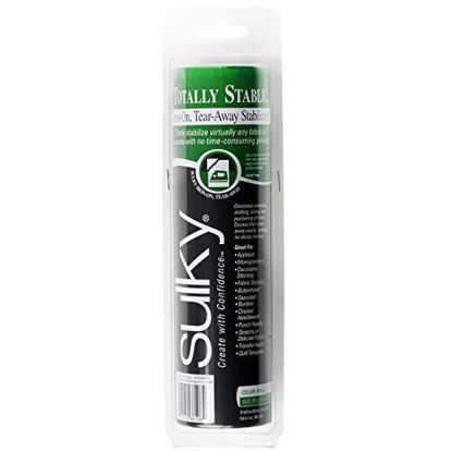 Picture of Sulky Of America Totally Stable Iron-on Tear-Away Stabilizer, 8" by 12 yd, White