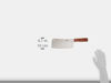 Picture of Winco 8" Heavy Duty Chinese Cleaver with Wooden Handle
