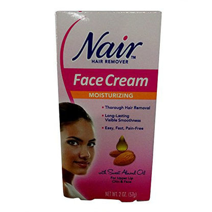 Picture of Nair Hair Removal Cream for Face with Special Moisturizers, 2-Ounce Bottles (Pack of 4)