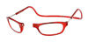 Picture of CliC Original Adjustable Front Magnetic Connect Reading Glasses; Red
