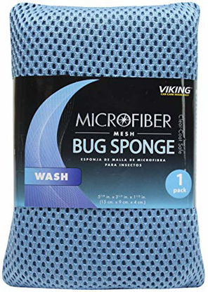 Picture of 845100 Mesh Bug Sponge Cleaning Wash Sponge - 4 Inch x 6 Inch - Colors Vary