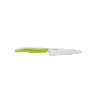 Picture of Kyocera Advanced Ceramic Revolution Series 4.5-inch Utility Knife, Green Handle, White Blade