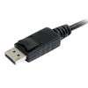 Picture of StarTech.com 6in DisplayPort to Mini DisplayPort Video Cable Adapter - M/F - DP Male to Mini DP Female - Black (DP2MDPMF6IN)