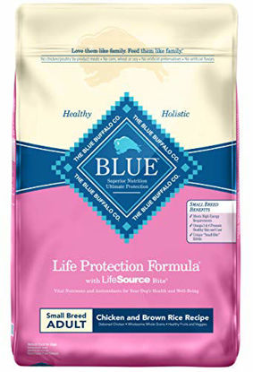 Picture of Blue Buffalo Life Protection Formula Small Breed Dog Food , Natural Dry Dog Food for Adult Dogs , Chicken and Brown Rice , 15 lb. Bag