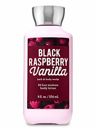 Picture of Bath and Body Works Black Raspberry Vanilla Lotion 8 Ounce Full Size Signature Collection