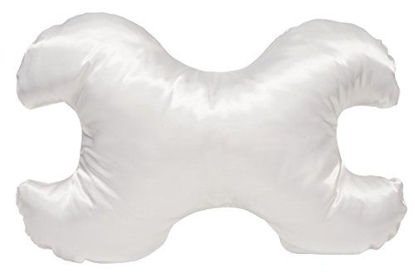 Picture of Save My Face Le Grand White Satin Pillow