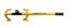 Picture of The Club 3000 Twin Hooks Steering Wheel Lock, Yellow