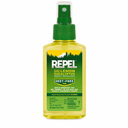 Picture of REPEL Plant-Based Lemon Eucalyptus Insect Repellent, Pump Spray, 4-Ounce