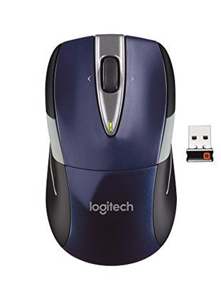 Picture of Logitech Wireless Mouse M525 - Navy/Grey