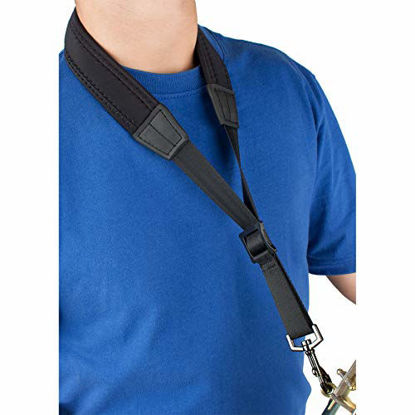 Picture of Pro Tec N310M 22-Inch Padded Neoprene Saxophone Neck Strap with Metal Snap