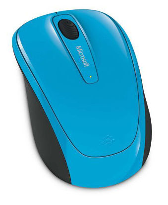 Picture of Microsoft 3500 Wireless Mobile Mouse, Cyan Blue (GMF-00273)