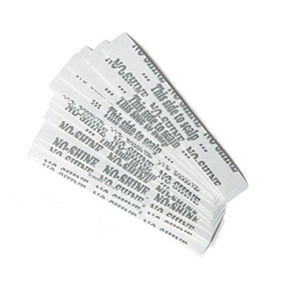 Picture of No Shine Bonding Double Sided Tape Walker 1/2" x 3" Straight Strip 36 Pieces Per Bag