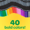 Picture of Crayola Fine Line Markers Adult Coloring Set, Kids Indoor Activities At Home, Gift, 40 Count