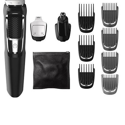 Picture of Philips Norelco MG3750 Multigroom All-In-One Series 3000, 13 attachment trimmer