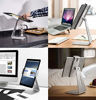 Picture of AboveTEK Elegant Tablet Stand, Aluminum iPad Stand Holder, Desktop Kiosk POS Stand for 7-13 inch iPad Pro Air Mini Galaxy Tab Nexus, Tablet Mount for Store Showcase Office Reception Kitchen Countertop