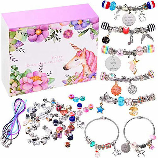 Charm Bracelet Making Set DIY Charm Bracelet Making Kit, for Girl Children DIY  Bracelet Jewelry Making Christmas Gift - Etsy