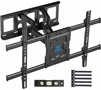 Picture of Full Motion TV Wall Mount Bracket Dual Articulating Arms Swivels Tilts Rotation for Most 37-70 Inch LED, LCD, OLED Flat Curved TVs, Holds up to 132lbs, Max VESA 600x400mm by Pipishell