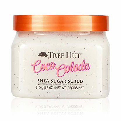 Picture of Tree Hut Shea Sugar Scrub Coco Colada, 18oz, Ultra Hydrating and Exfoliating Scrub for Nourishing Essential Body Care
