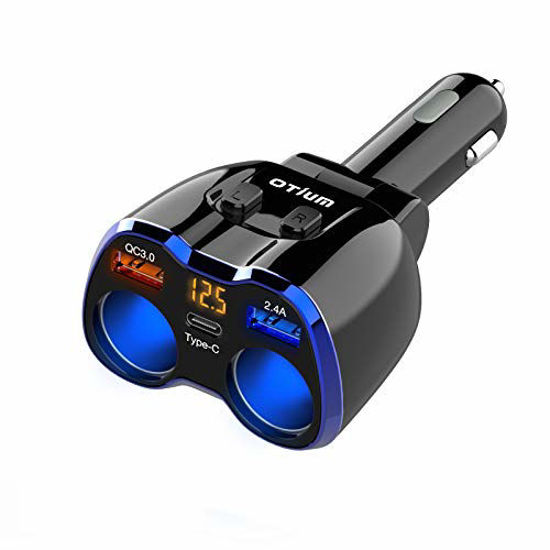 GetUSCart- Car Charger, Otium 150W 2-Socket Cigarette Lighter