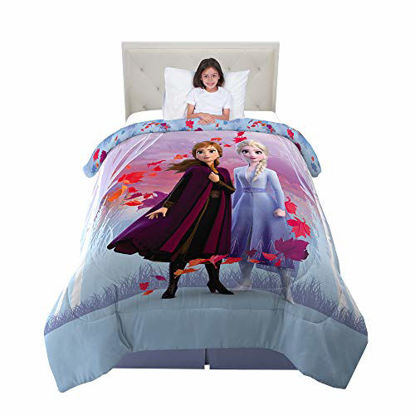 Picture of Franco Kids Bedding Super Soft Microfiber Reversible Comforter, Twin/Full Size 72" x 86", Disney Frozen 2