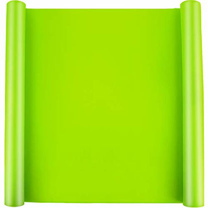 Picture of 23.2 x 15.6 Large Silicone Mat for Crafts, LEOBRO Silicone Sheet for Jewelry Casting Mold Mat, Nonslip Nonstick Table Mat, Heat-Resistant Multipurpose Mat, Fluorescent Green