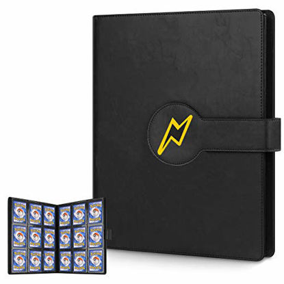 396 Cards Blue Dragon Wing Blummy Card Holder Book Carrying Case Compatible with Pokemon Trading Cards Holder Album Binder Compatible with 22 Premium 18-Pocket Pages 