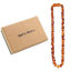 Picture of Amber Necklace Gift Set(Unisex)(Cognac)(13 Inches) - Handcrafted, Lab-Tested, Authentic Amber