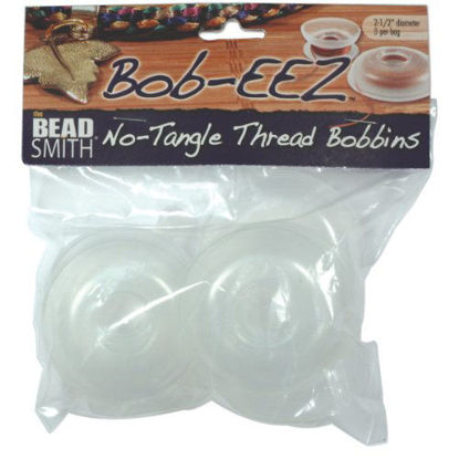 Picture of The Beadsmith No Tangle Thread Bobbins, 2.5-Inch, 8-Pack