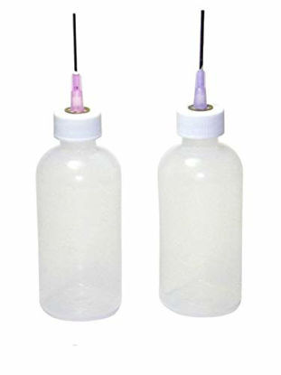 Picture of Gaunt Industries HYPO-49 HYPO-65 Underglaze & Mixed Media Applicator Set of 2-Ceramic Slip Trailer Set HYPO-65-Clay Art Decorating Kit, Translucent Botttle 2 Pack