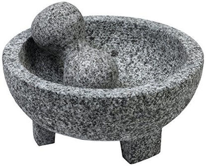 Picture of IMUSA USA Granite Molcajete Spice Grinder 6-Inch, Gray