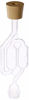 Picture of 3ct. - S-Shape Airlock with #6 Stopper - Set of 3 (Bubble Airlock)