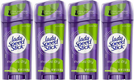 Picture of Lady Speed Stick Invisible Dry Antiperspirant & Deodorant, Powder Fresh - 2.3 oz - 4 pk