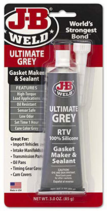 Picture of J-B Weld 32327 Ultimate Grey RTV Silicone Gasket Maker and Sealant - 3 oz.