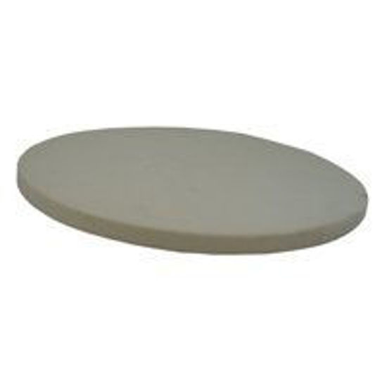 Picture of BBQgaskets Pizza Baking Stone Extra Thick 9/16" for Large Big Green Egg BGE (Genuine Imported Earthenware) not Ceramic