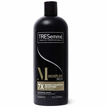 Picture of TRESemmé Moisturizing Shampoo For Hydrated Hair Moisture Rich Formulated With Vitamin E 28 oz