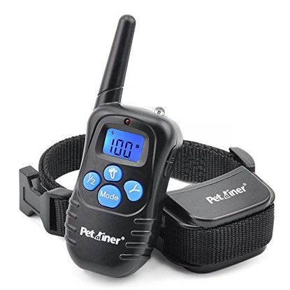 Picture of Petrainer PET998DRB1 Dog Training Collar Rechargeable and Rainproof 330 yd Remote Dog Training Collar with Beep, Vibra and Static Electronic Collar
