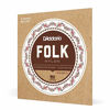Picture of D'Addario EJ32C Folk Nylon Guitar Strings Ball End Silver Wound/Clear Nylon Trebles