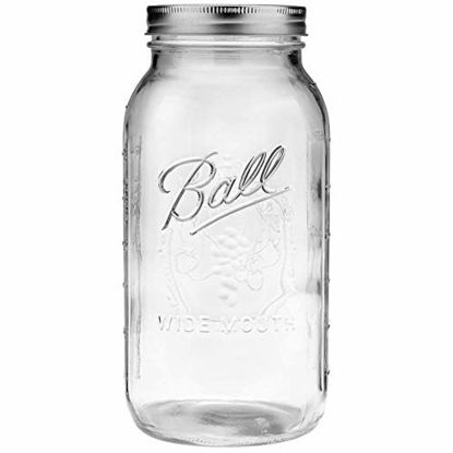 Picture of 1 Ball 64oz Wide Mouth Half Gallon Mason Jar