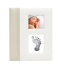 Picture of Pearhead First 5 Years Baby Memory Book with Clean-Touch Baby Safe Ink Pad to Make Babys Hand or Footprint Included, Ivory Classic
