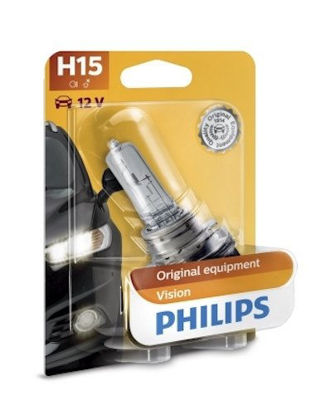 Picture of Philips H15 Standard Halogen Replacement Headlight Bulb, 1 Pack