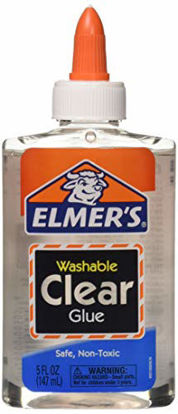 Picture of Elmer's 889673068018 Bulk Buy (6-Pack) Clear School Glue 5 Ounces E305, 6 Pack, 6 Count