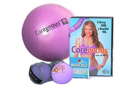 Picture of Coregeous Kit with DVD, Coregeous Ball, and Original Yoga Tune Up Balls