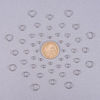 Picture of PH PandaHall 900 Pcs 6 Sizes Iron Split Rings, Double Loop Jump Ring Diameter 4mm 5mm 6mm 7mm 8mm 10mm for Earring Bracelet Necklace Jewelry Making, Platinum