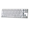 Picture of Qisan Gaming Keyboard Mechanical Wired Keyboard Cherry MX Brown Switch Backlight Keyboard 68-Keys Mini Design White