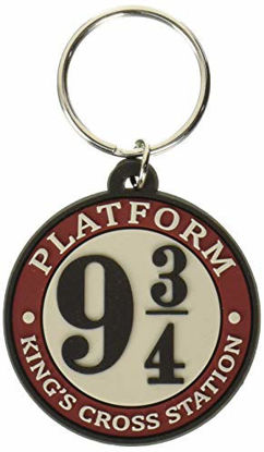 Picture of Harry Potter - Platform 9 3/4 - Rubber Keychain, Multi-Colored, One Size
