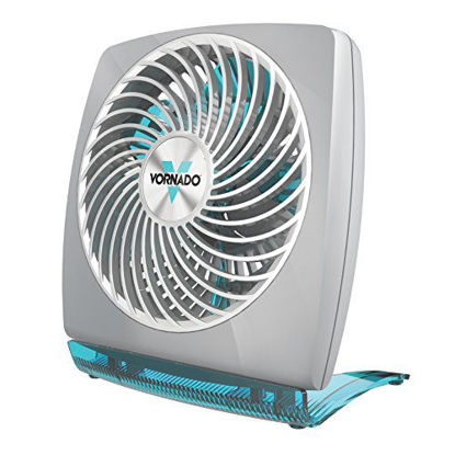 Picture of Vornado FIT Personal Air Circulator Fan with Fold-Up Design, Directable Airflow, Compact Size, Perfect for Travel or Desktop Use, Aqua
