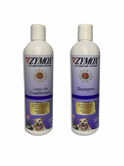 Picture of Zymox Itch 12oz Relief Shampoo and 12oz Conditioning Rinse Bundle, Both with Vitamin D3