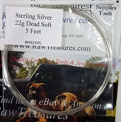 Picture of 22 Gauge .925 Sterling Silver Dead Soft Wire, Round - 5 Feet_ from RawTreasures