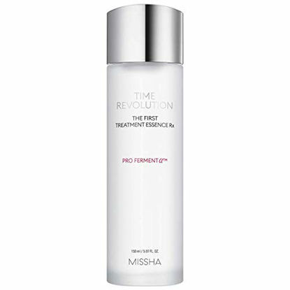 Picture of MISSHA Time Revolution The First Treatment Essence RX 150ml - Essence/Toner that Moisturizes and Smoothes the Skin Creating A Clean Base - Amazon Code verified for Authenticity
